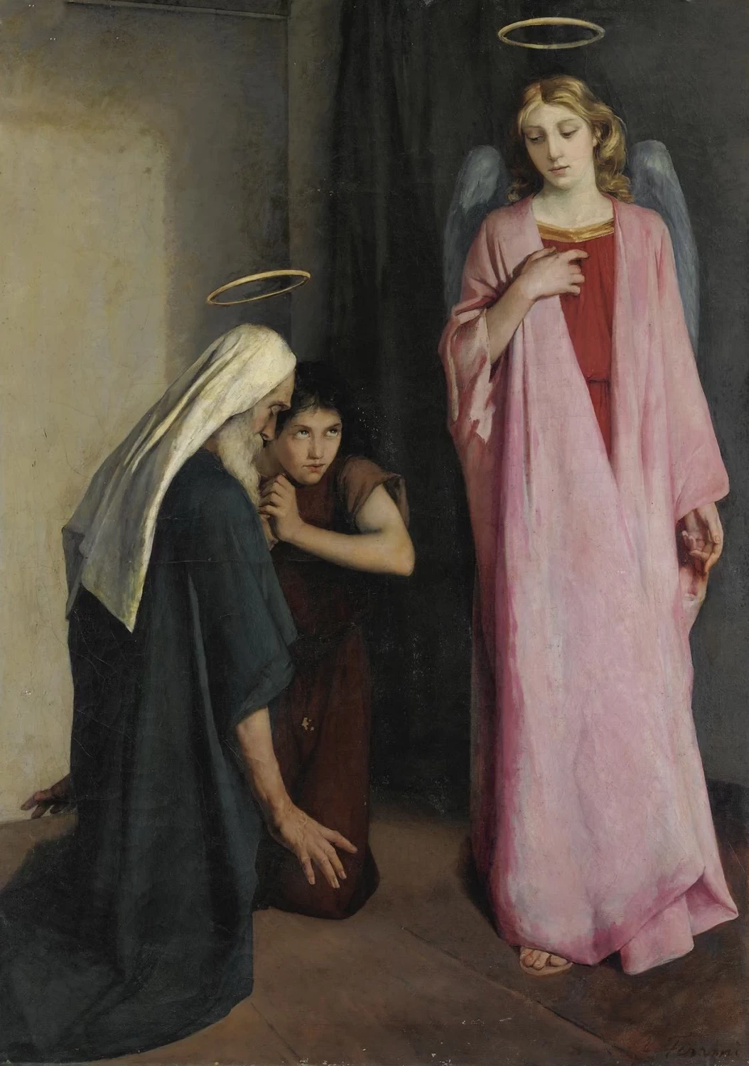 L'angelo e Isacco